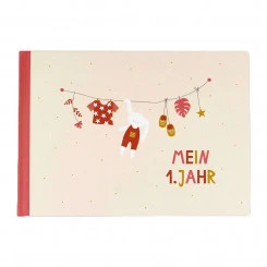Kinderspielzeug Angebote 6 Ava & Yves - Album "Mein Erstes Jahr" Rose